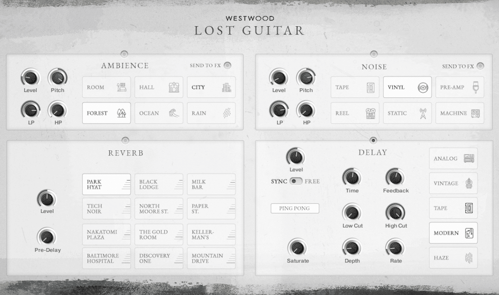 Westwood Instruments Lost Guitar FX