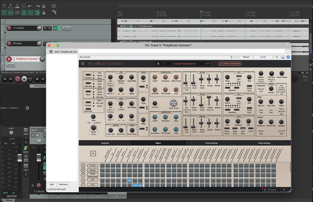 Arturia PolyBrute Connect Software