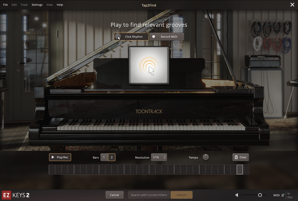 Toontrack EZkeys 2 Tap2find