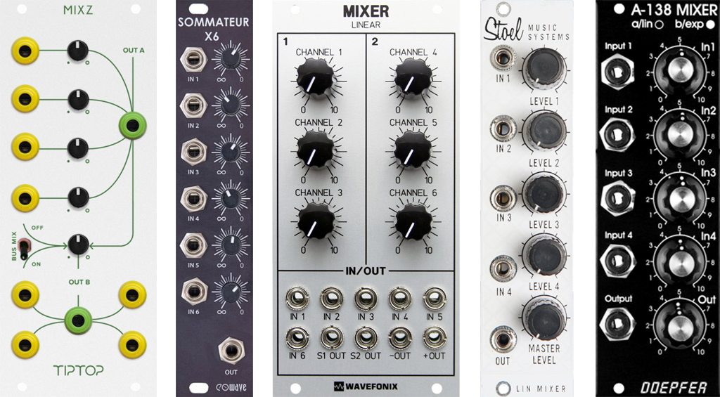 Eurorack Mixer linear CV