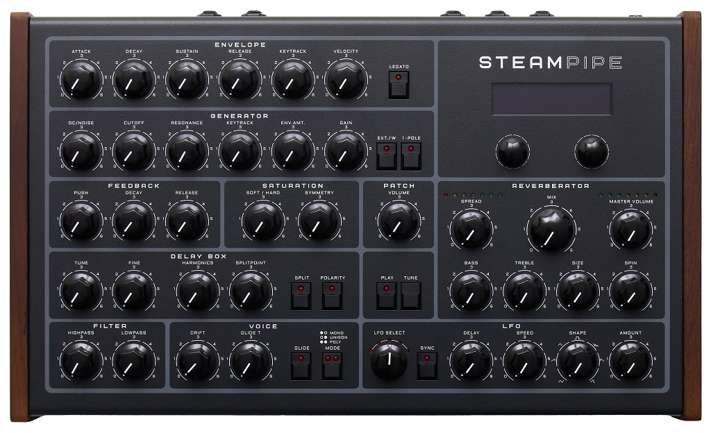 Erica Synths Steampipe Synthesizer top