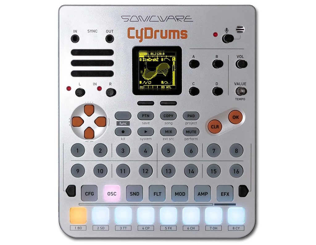 Sonicware CyDrums Drum Synthesizer top