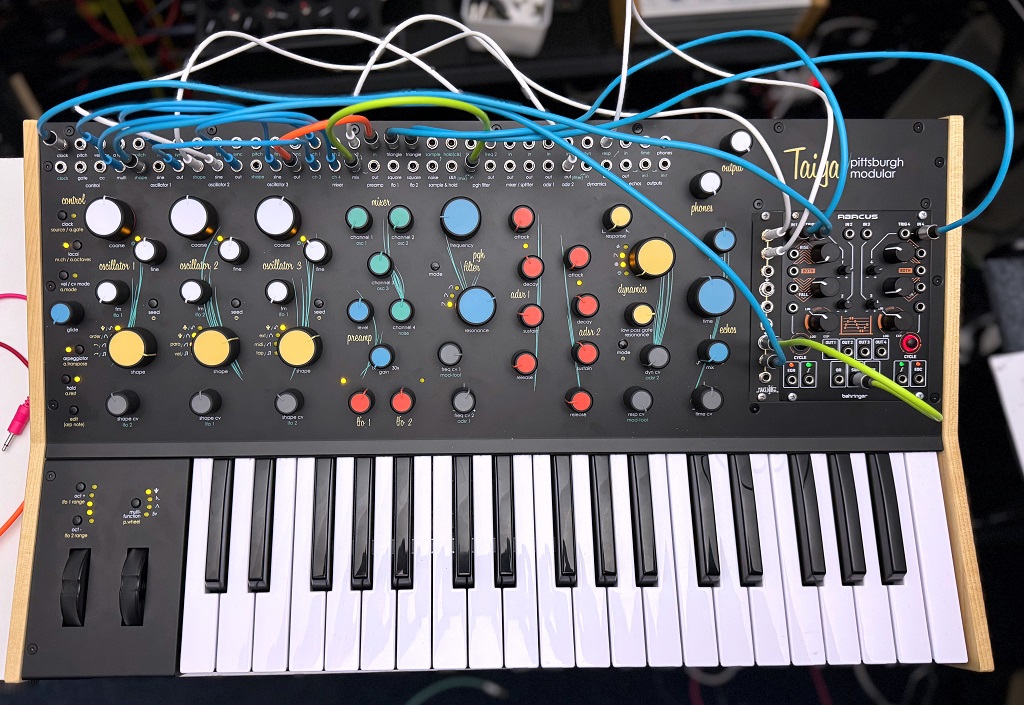 Pittsburgh Modular Taiga Keyboard modular synthesizer patch 2