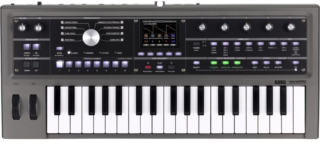 korg microkorg 2 synthesizer