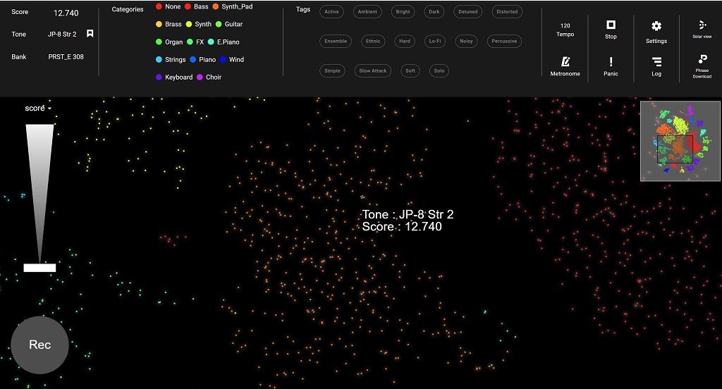 Tone Explorer Constellation GUI