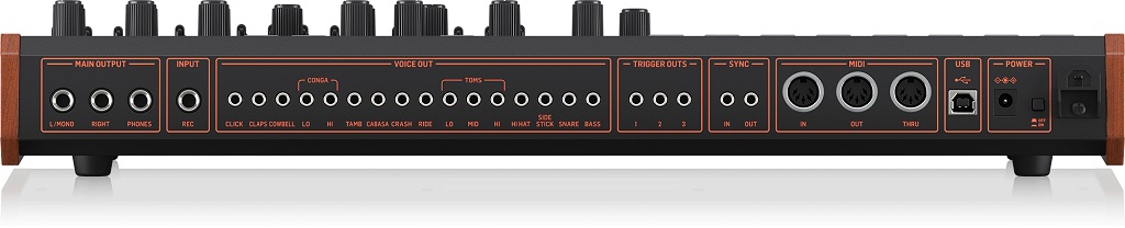 Behringer LM Drum Sampling Drum Machine rear