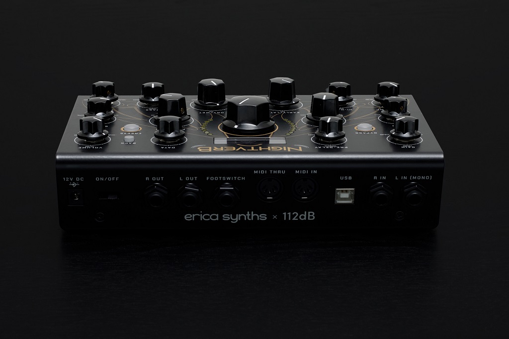 Erica Synths Nightverb Reverb rear